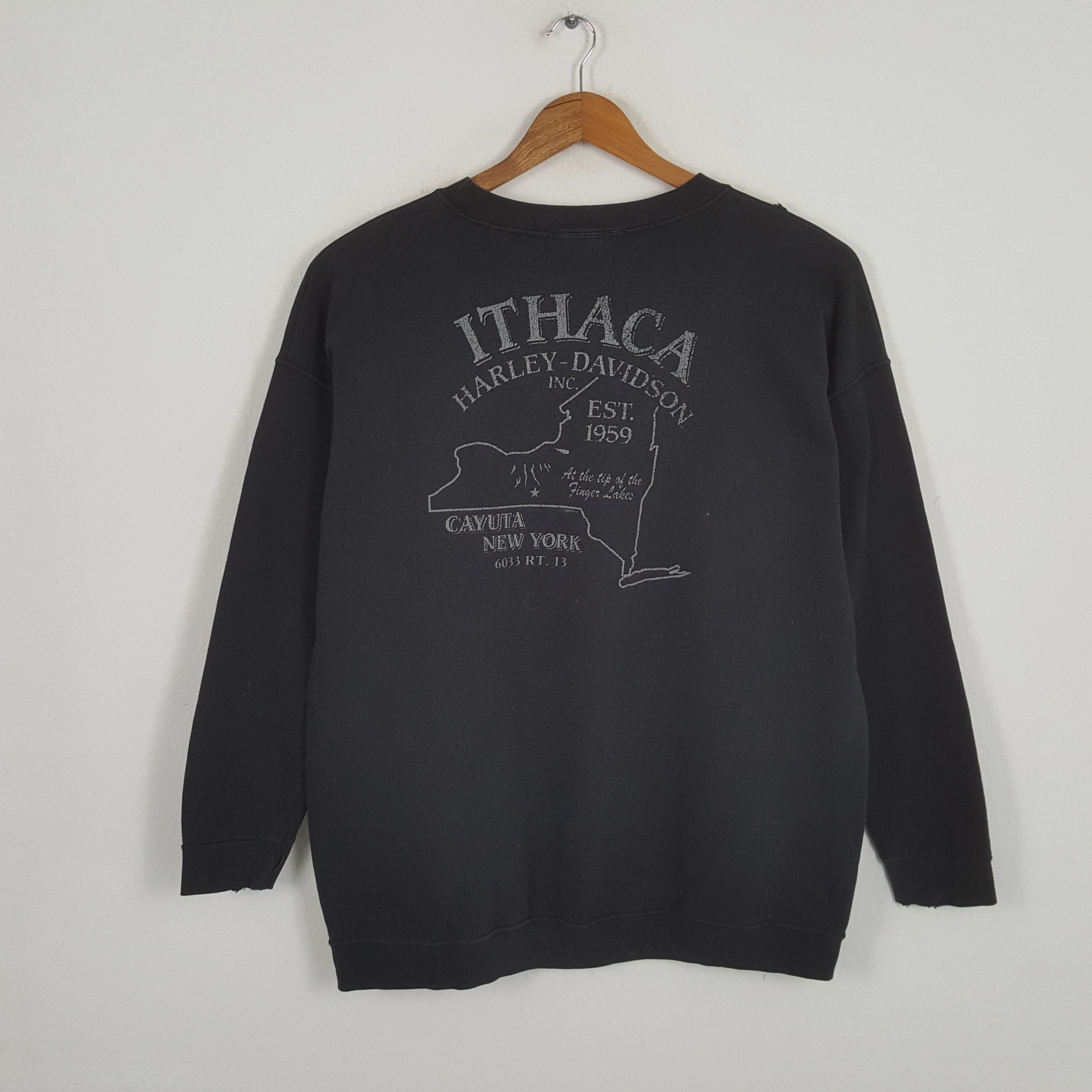 Harley Davidson × Vintage Vintage HARLEY DAVIDSON American Motorcycle Brand Sweatshirt Size US XL / EU 56 / 4 - 3 Thumbnail