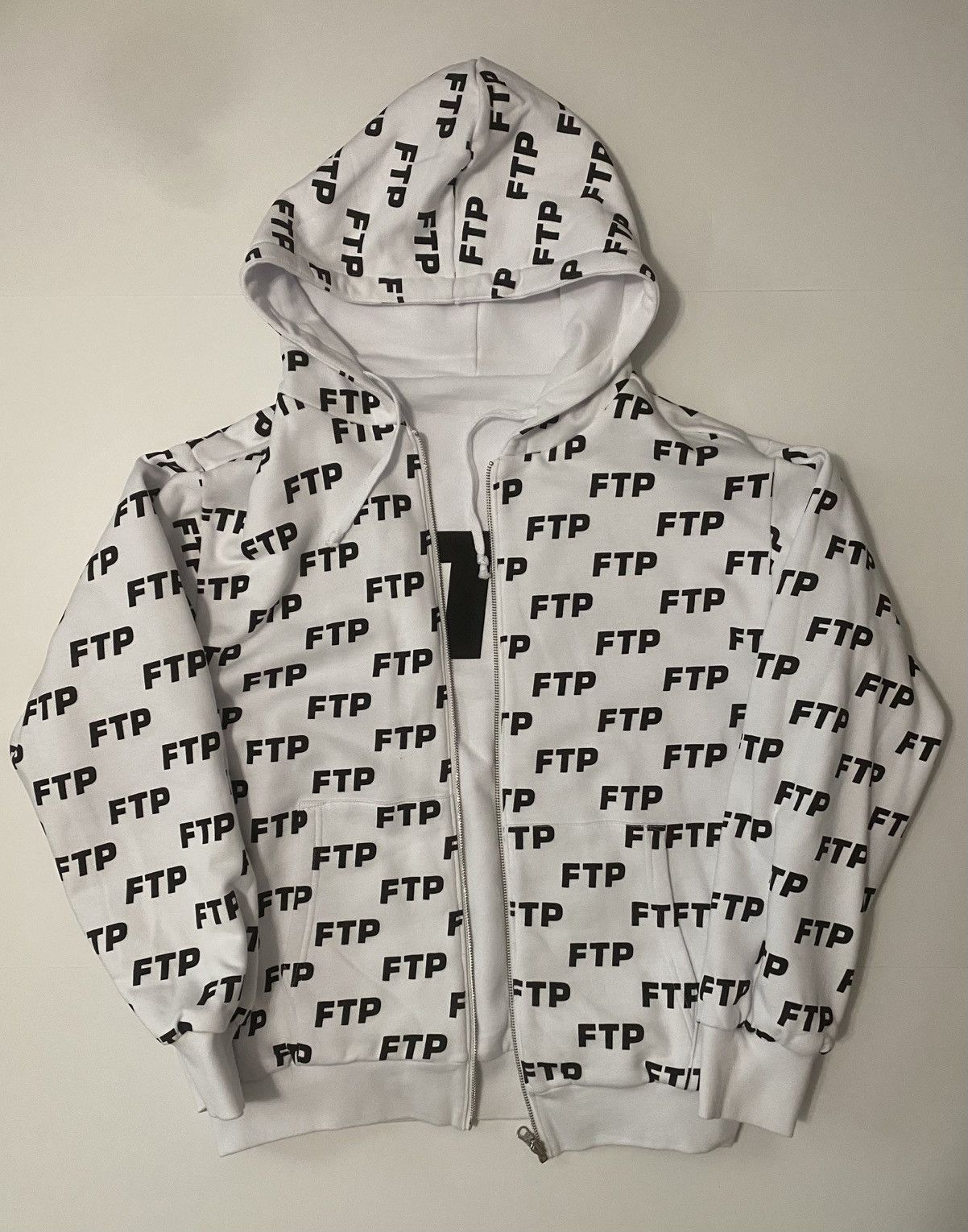 Fuck The Population FTP Reversible Zip Up (White) Size US M / EU 48-50 / 2 - 1 Thumbnail