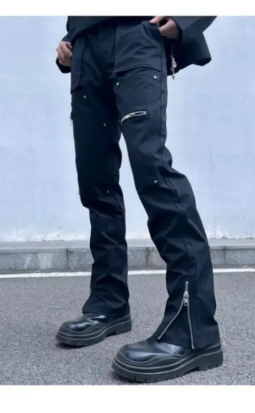 Jean flared utility tactical carpenter pants Size US 30 / EU 46 - 1 Thumbnail