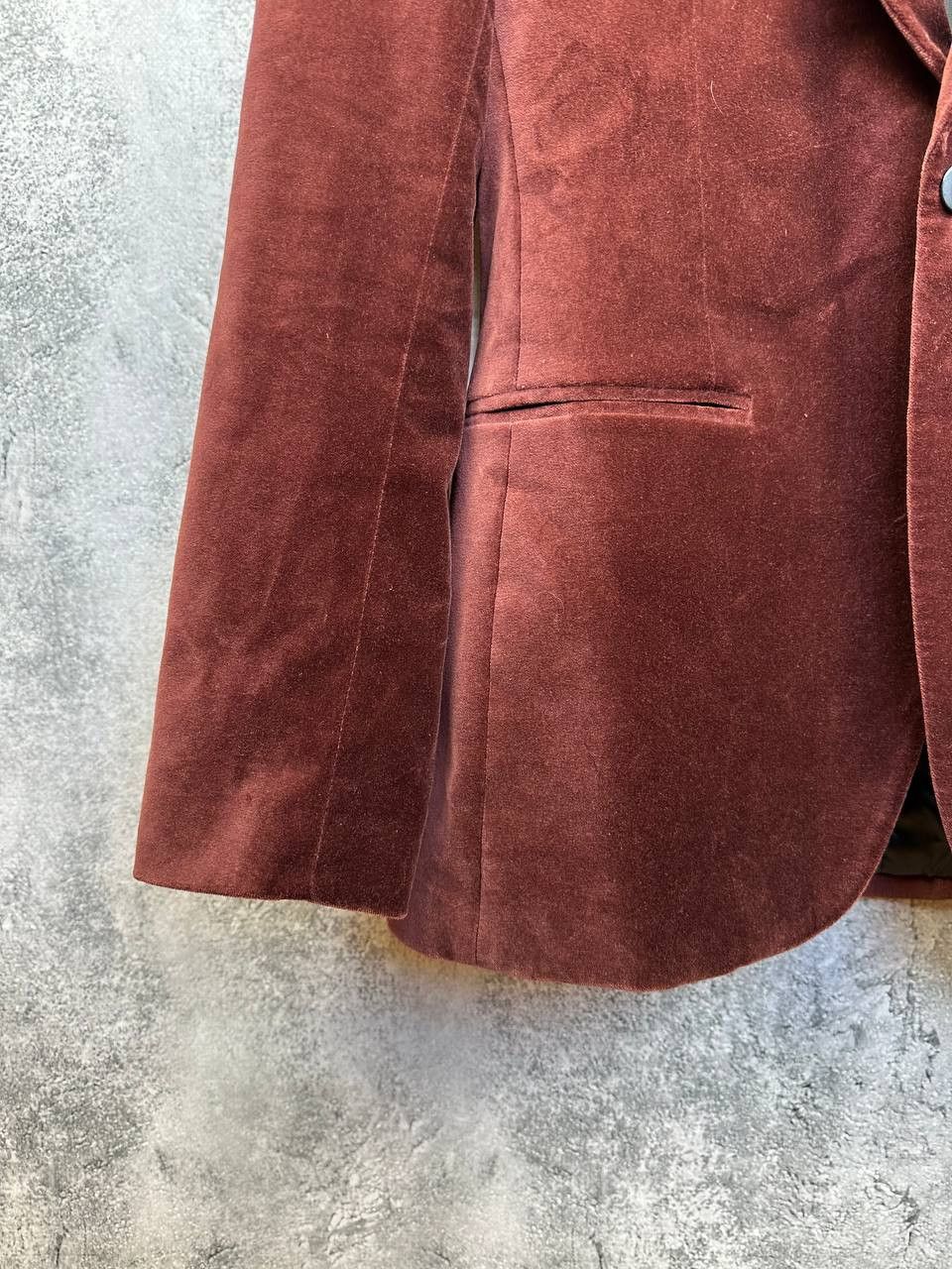 Reiss RRP $400 Reiss Apsara Tailored Single-Breasted Velvet Blazer Size 36R - 6 Thumbnail