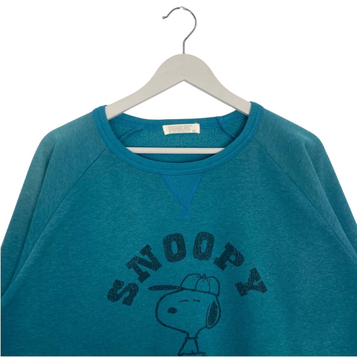 Vintage Vintage Peanuts Snoopy Crewneck Sweatshirt Blue Pullover SzL Size L / US 10 / IT 46 - 4 Thumbnail