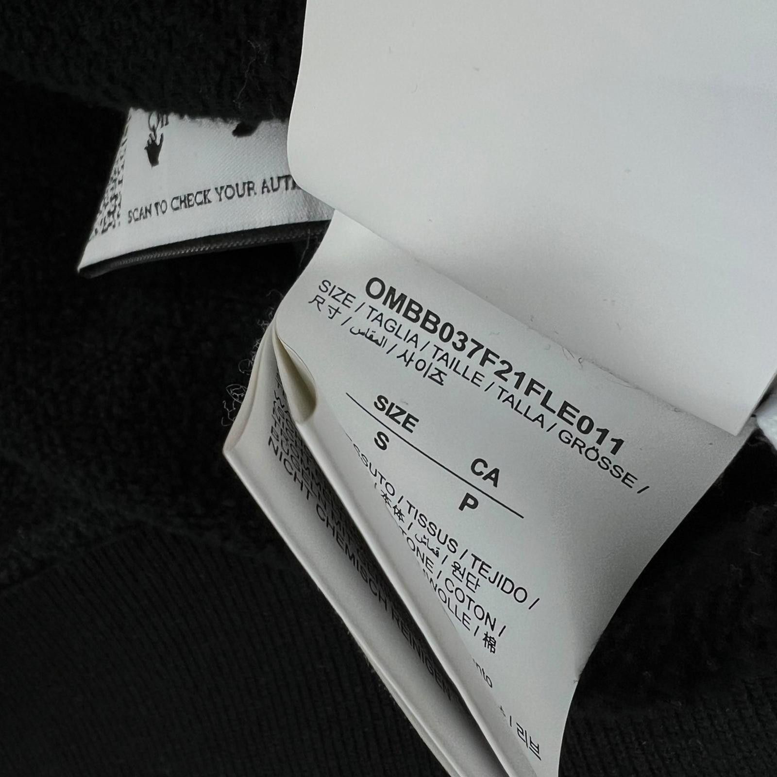 Off-White Off-White Caravaggio Black Pullover Hoodie Size US S / EU 44-46 / 1 - 4 Thumbnail