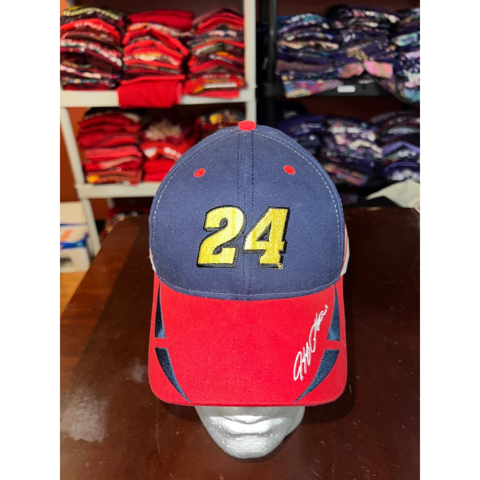 NASCAR Nascar Jeff Gordon Hat Blue Racing Cap NWT Headwear 2008 OS Size ONE SIZE - 2 Thumbnail