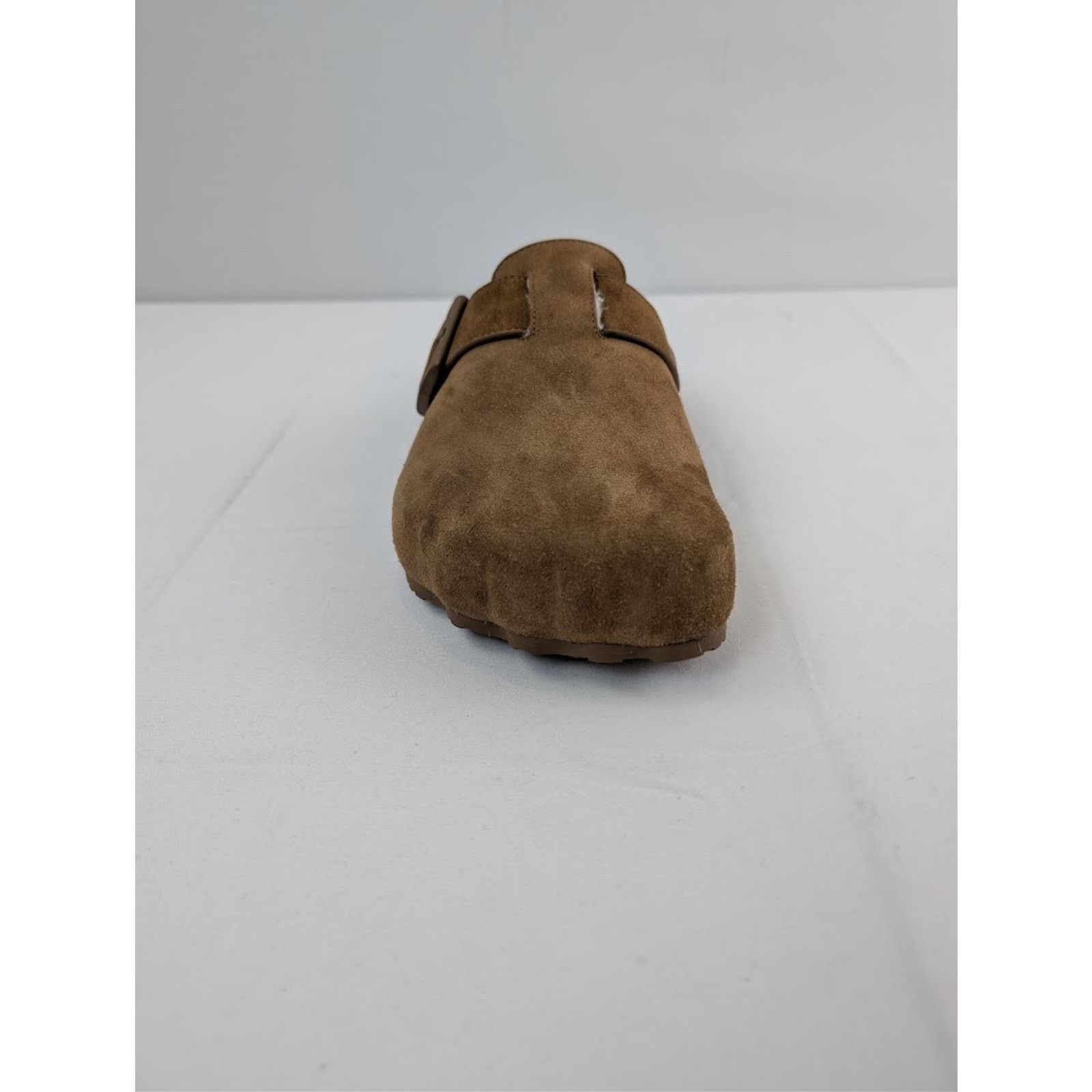 Balenciaga o1rshd1 Suede Shearling Sunday Mules in Beige/Off White Size US 9 / EU 42 - 11 Thumbnail