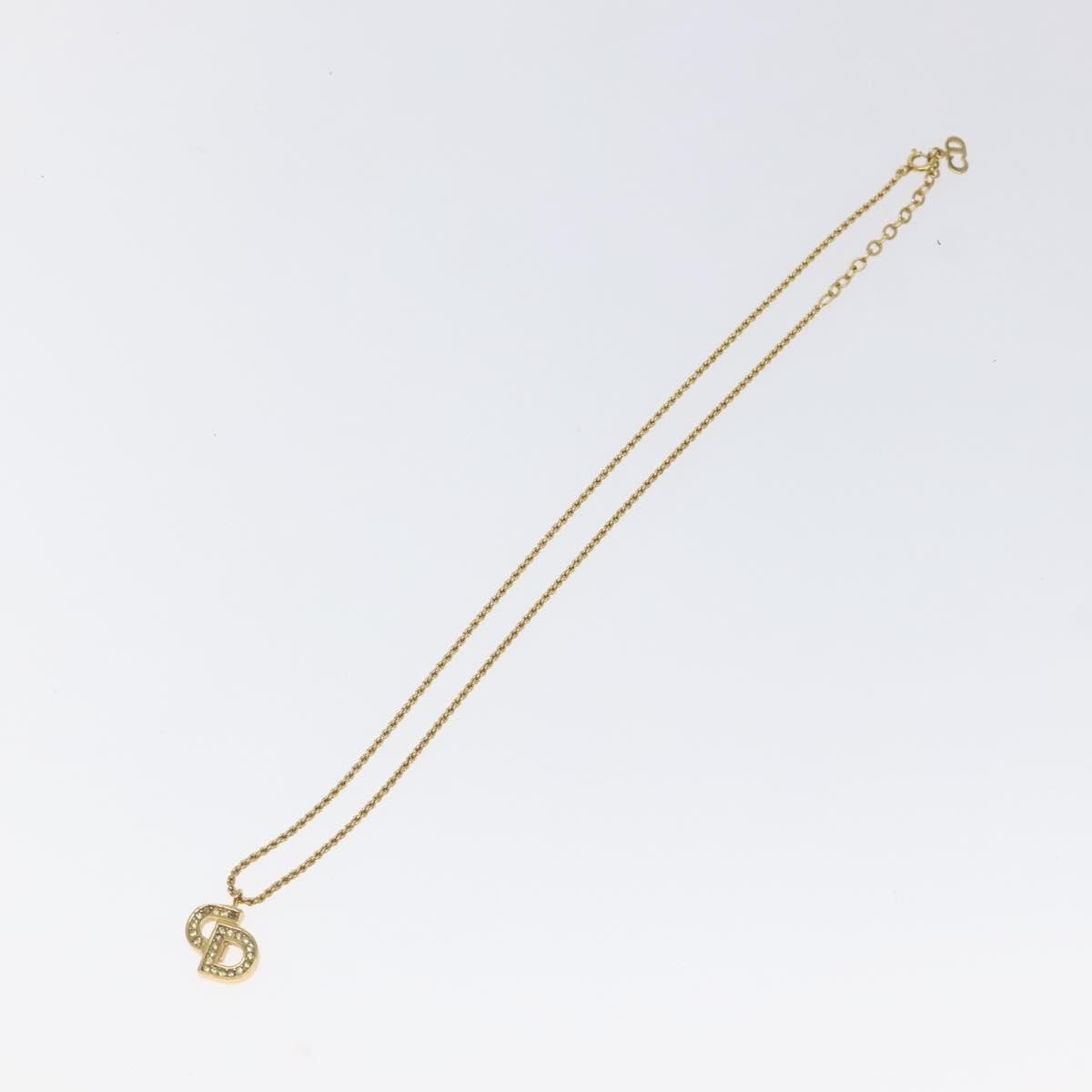 Dior Christian Dior CD Pendant Necklace Gold-plated Size ONE SIZE - 1 Thumbnail
