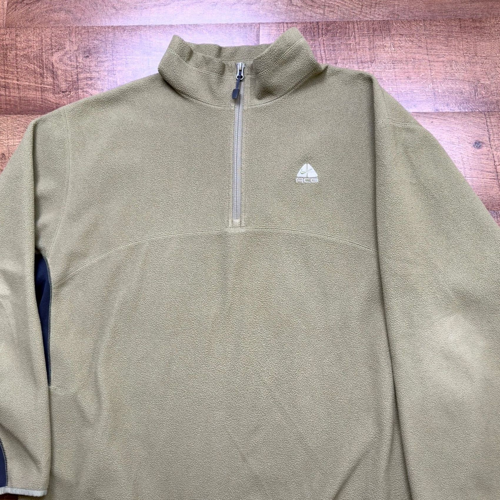 Nike ACG VTG Nike ACG Quarter Zip Pullover Mens 2XL Green Fleece Athletic Shirt Size US XXL / EU 58 / 5 - 2 Thumbnail