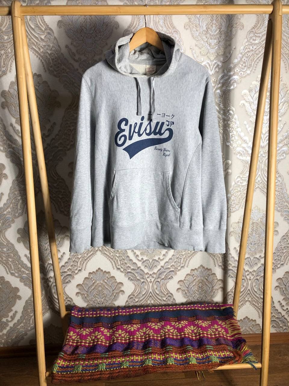 Evisu × Vintage VERY RARE EVISU DESIGNER HOODIE JAPAN STYLE BIG LOGO Y2K 90s Size US M / EU 48-50 / 2 - 1 Thumbnail