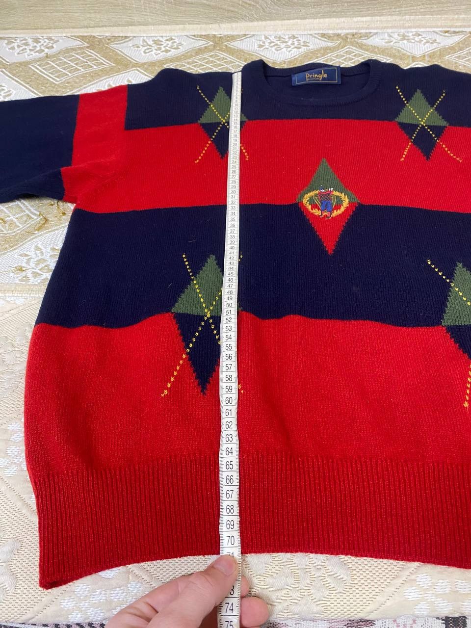 Pringle Of Scotland 🔥 Pringle of Scotland Vintage Golf Wool Knit Sweater Rare Size US L / EU 52-54 / 3 - 8 Thumbnail