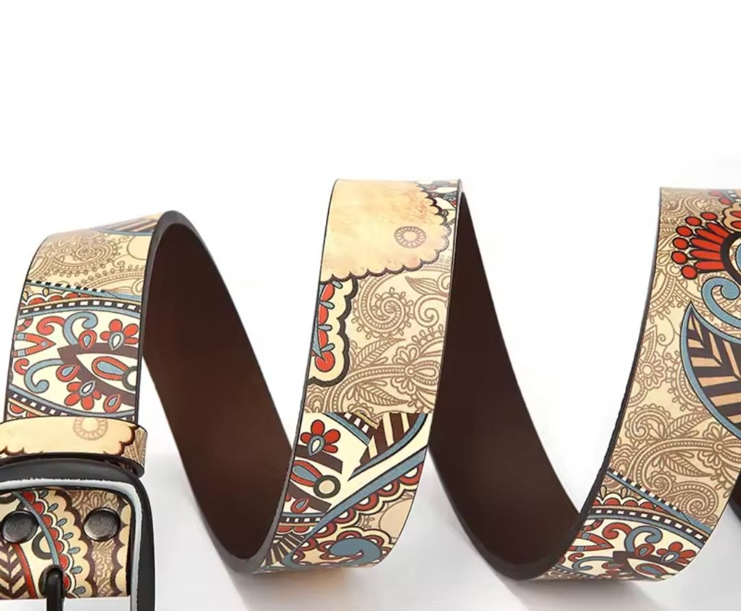 Japanese Brand × Vintage Batik Tribe Printed Belt Size ONE SIZE - 4 Thumbnail