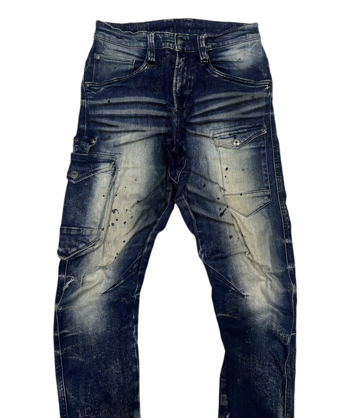 Kapital 🔥IZ FRONTIER CLAWMARK PAINTER WORK WEAR DISTRESS JEANS Size US 28 / EU 44 - 3 Thumbnail