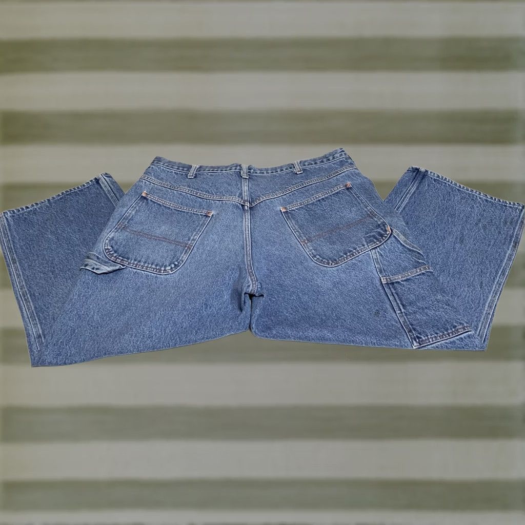 Vintage VINTAGE Big Mac Men's Carpenter Jeans 38x25 Denim Blue Workwear Distressed? No, Stained? No, 5-Pocket Design, Belt Loops Mens Jeans Size US 38 / EU 54 - 1 Thumbnail