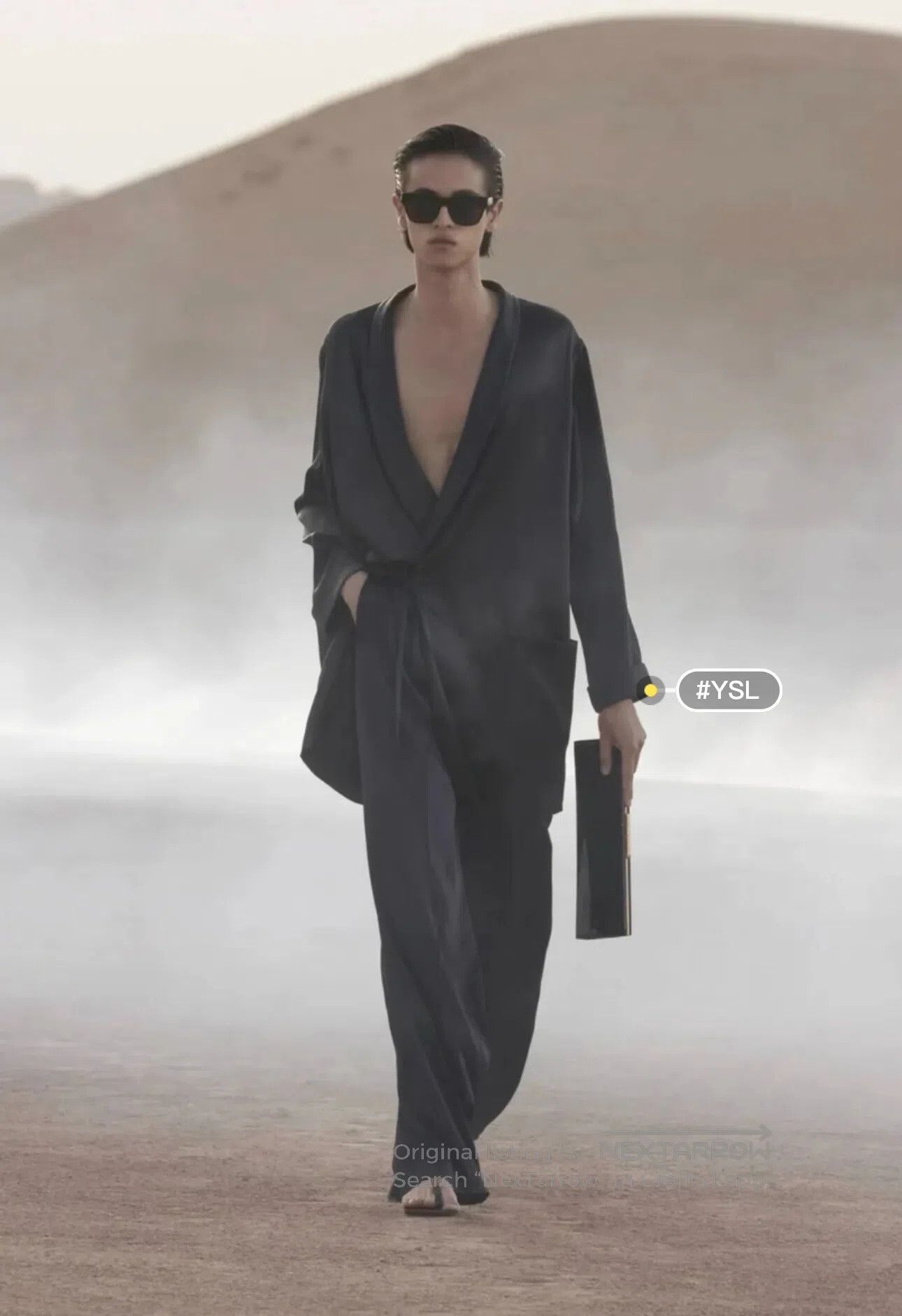 Saint Laurent Paris Saint Laurent Paris Silk Bathrobe| Size US M / EU 48-50 / 2 - 2 Thumbnail
