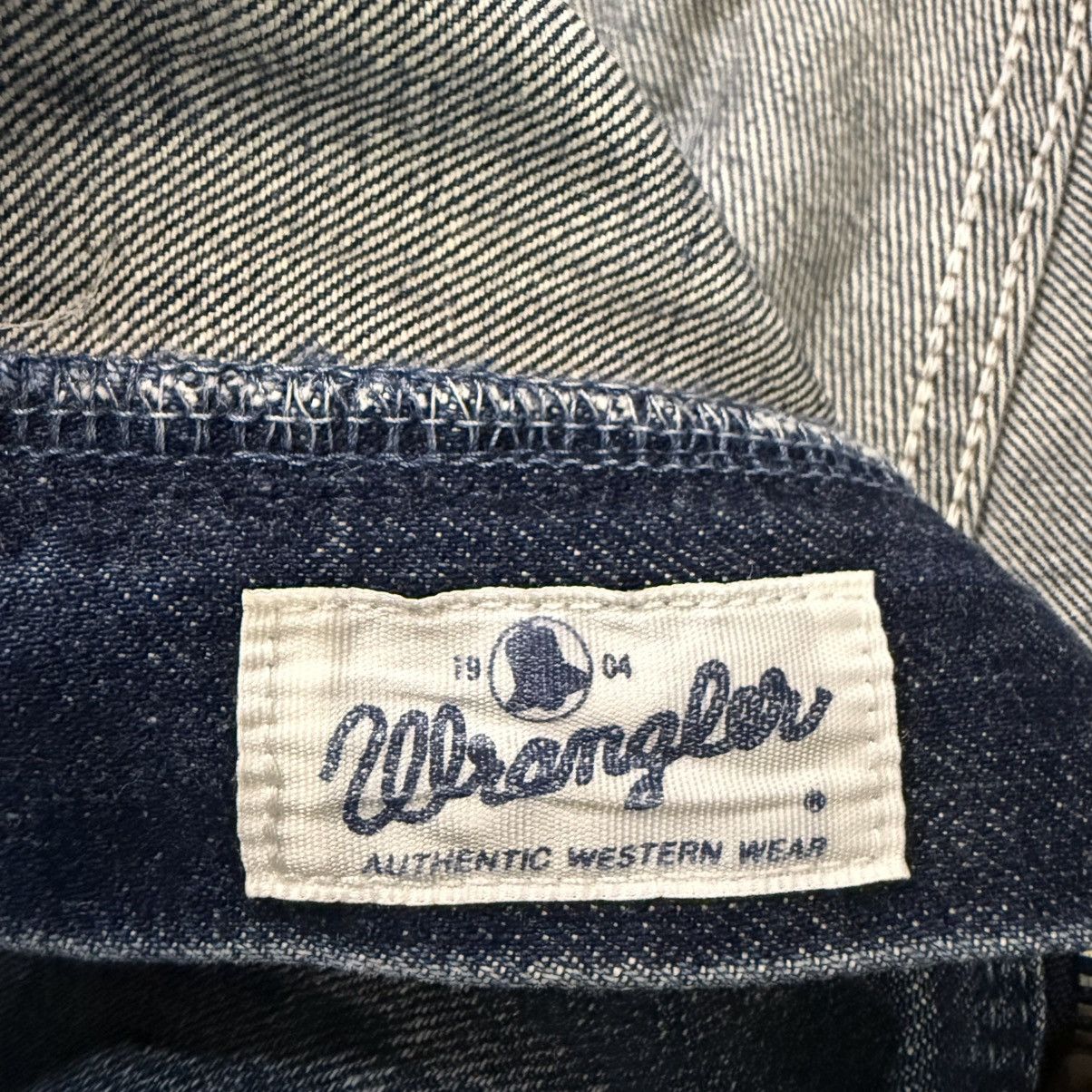Wrangler Vintage Wideleg Wrangler Blue Bell Selvedge Aging Wash Denim Size US 32 / EU 48 - 16 Thumbnail