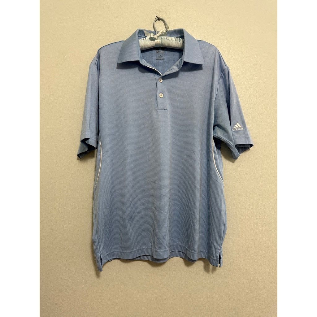 Adidas Adidas light blue polo size M Size US M / EU 48-50 / 2 - 2 Thumbnail