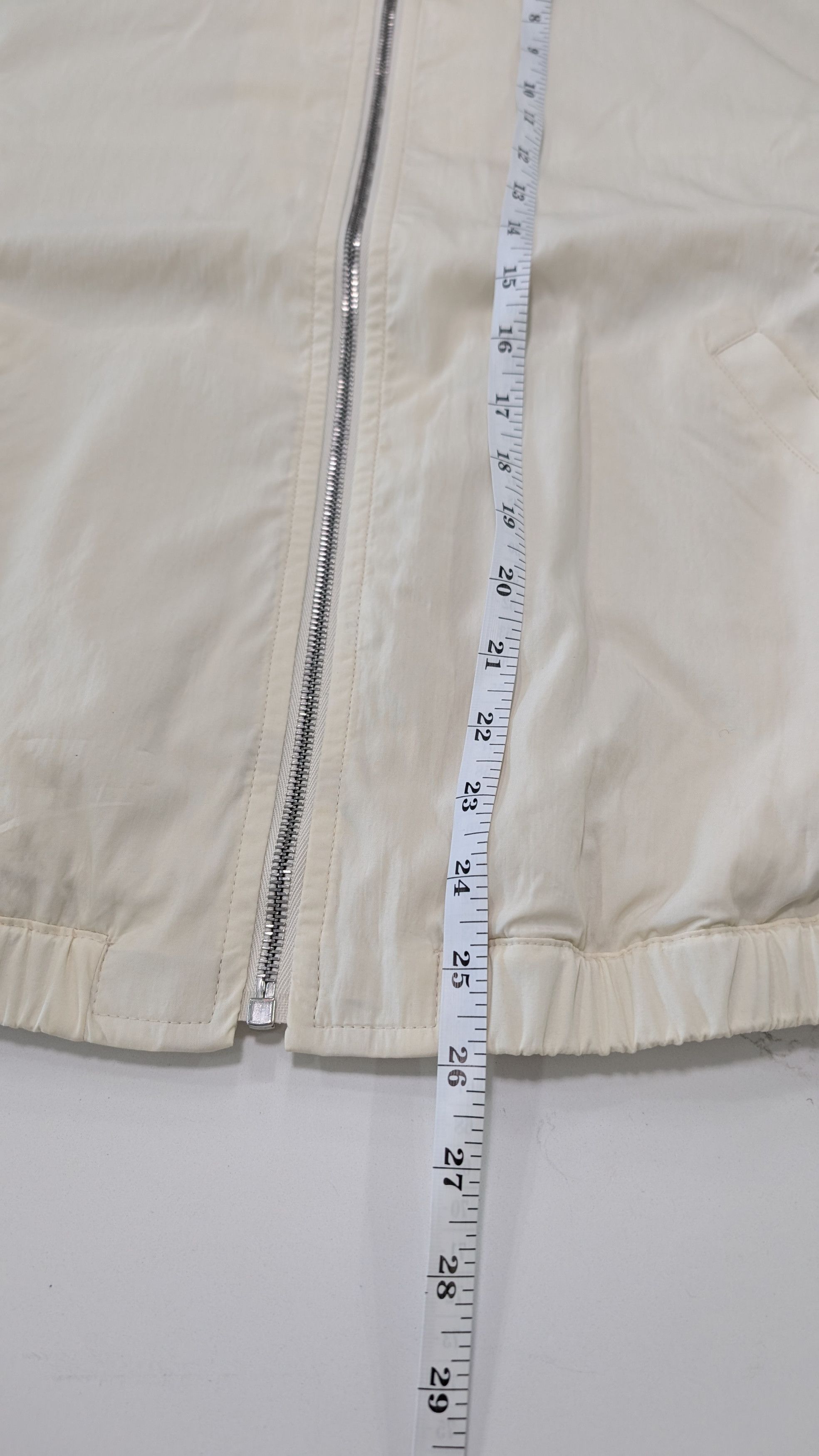 Lemaire Lemaire Creamy White Zipped Technical Blouson - Size LARGE Size US L / EU 52-54 / 3 - 7 Thumbnail