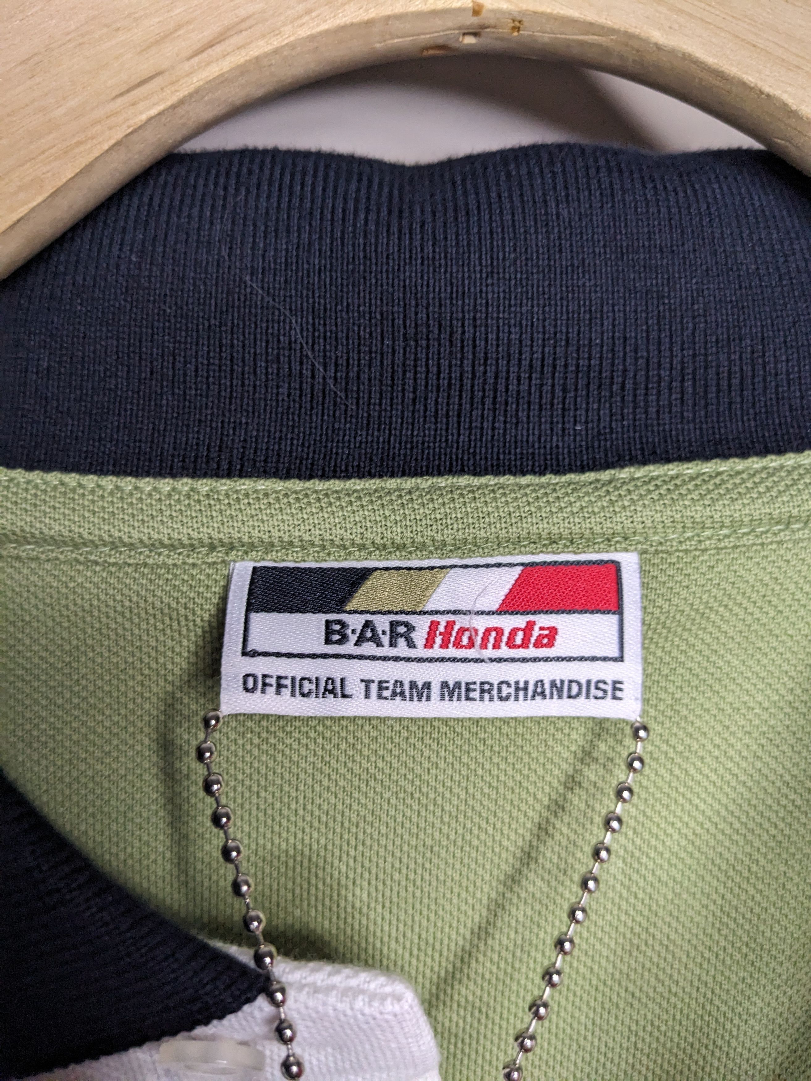 Honda VTG Bar Honda F1 Team Polo Shirt Mens Size Large 2004 NWT Size US L / EU 52-54 / 3 - 7 Thumbnail