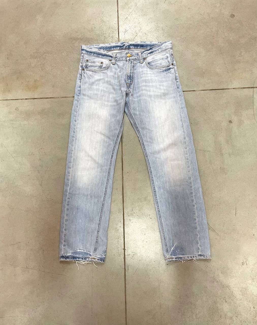 Carhartt Light Washed Distressed Vintage Carhartt Jeans Size US 33 - 3 Thumbnail