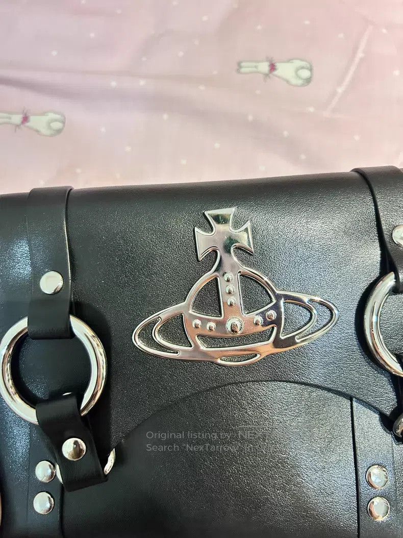 Vivienne Westwood Vivienne Westwood size os Black Crossbody Bag, Cowhide Mate Size ONE SIZE - 2 Thumbnail