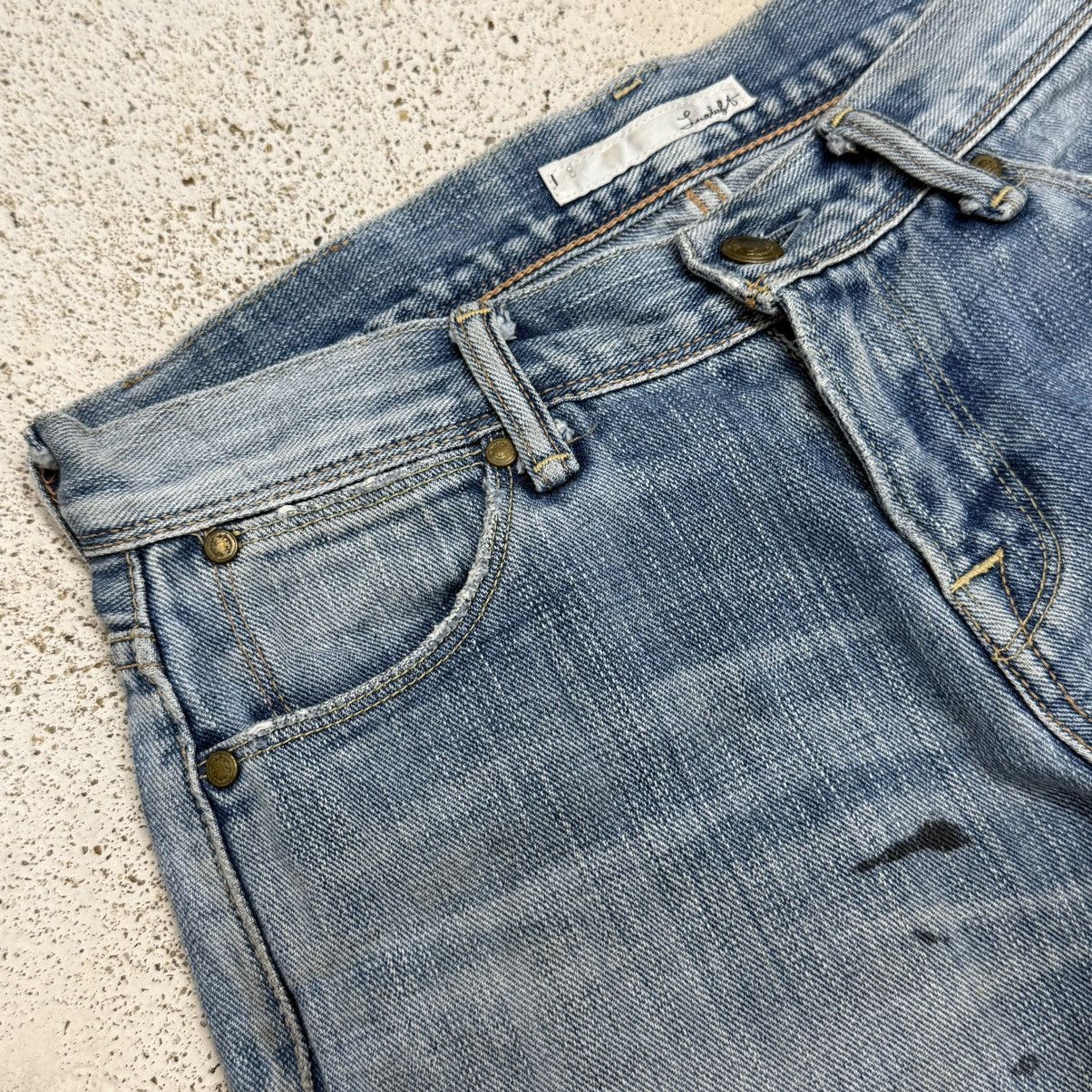 Japanese Brand Japanese Distressed Paint Splitter Dirty Denim Pants Size 27" / US 4 / IT 40 - 8 Thumbnail