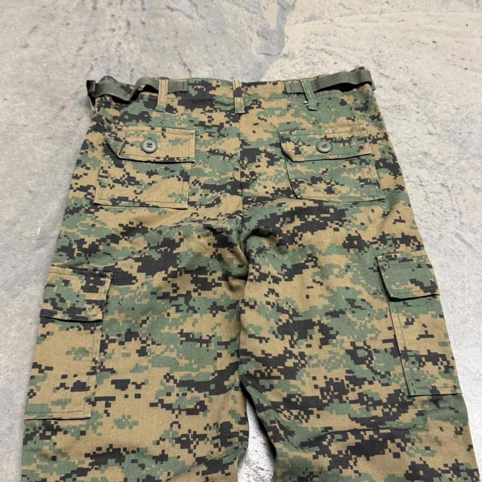 Rothco Vintage Y2K Rothco Baggy Wide Leg Camo Cargo Pants Size 28" / US 6 / IT 42 - 5 Thumbnail