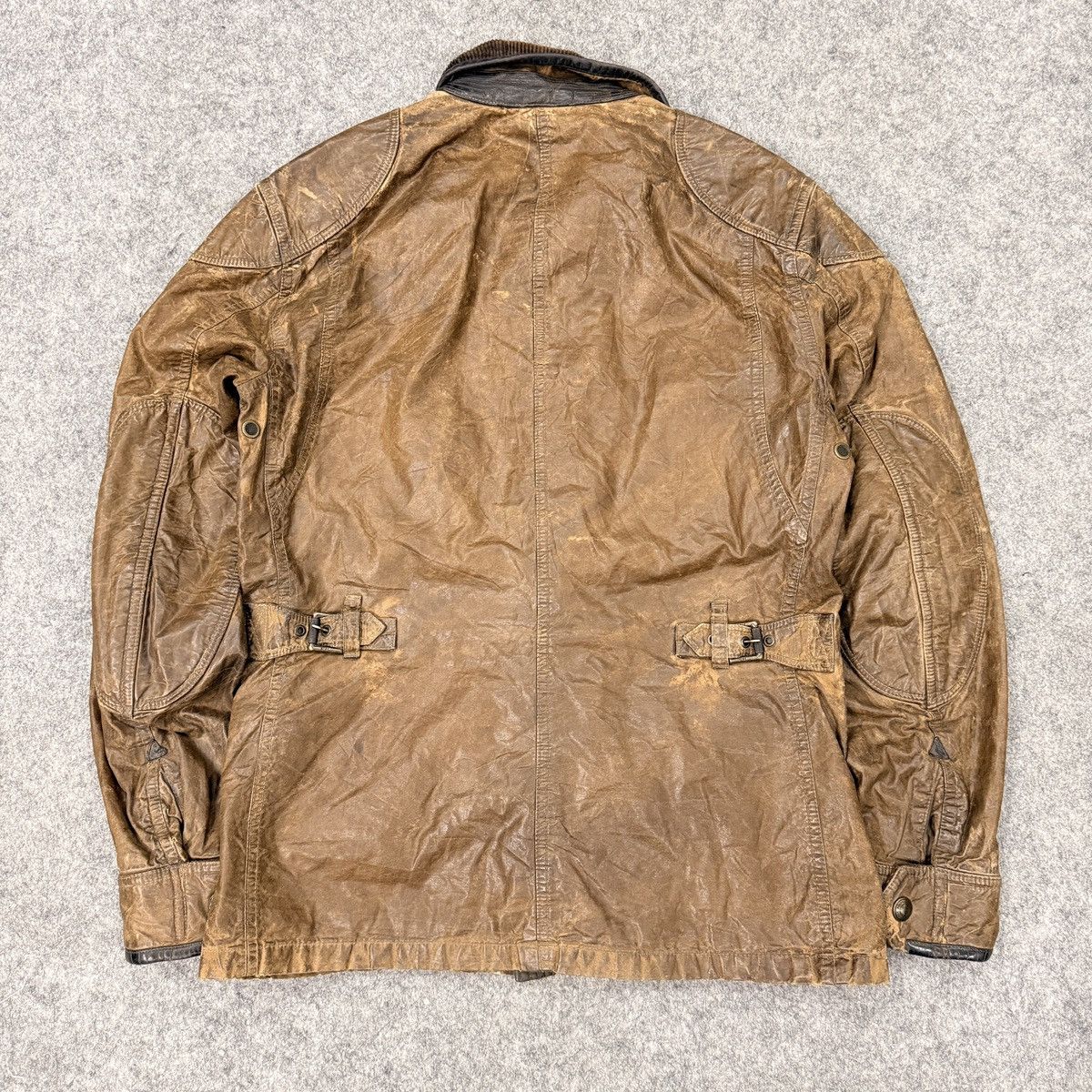 Polo Ralph Lauren 90🔥 vintage polo ralph lauren brown wax jacket Size US S / EU 44-46 / 1 - 14 Thumbnail