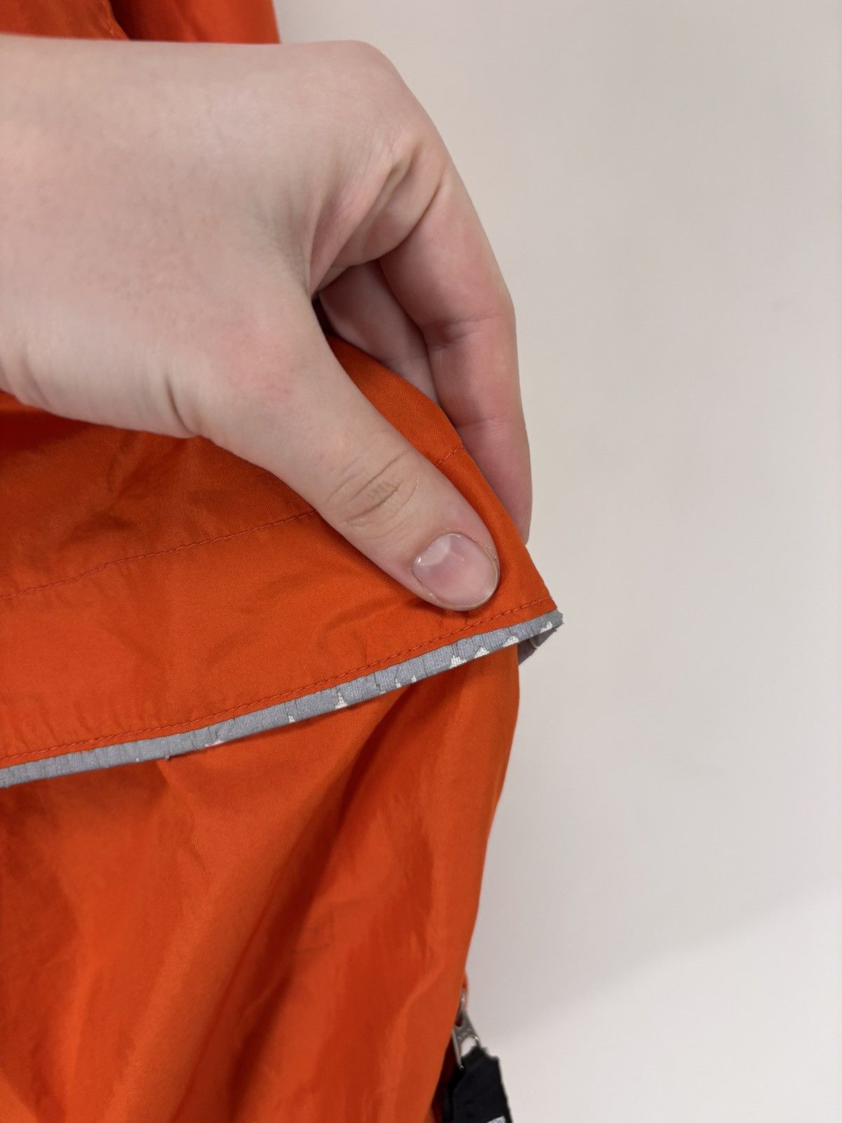 Nike Vintage 1990s Nike Y2K Orange Half Zip Windbreaker Jacket Size US M / EU 48-50 / 2 - 24 Thumbnail