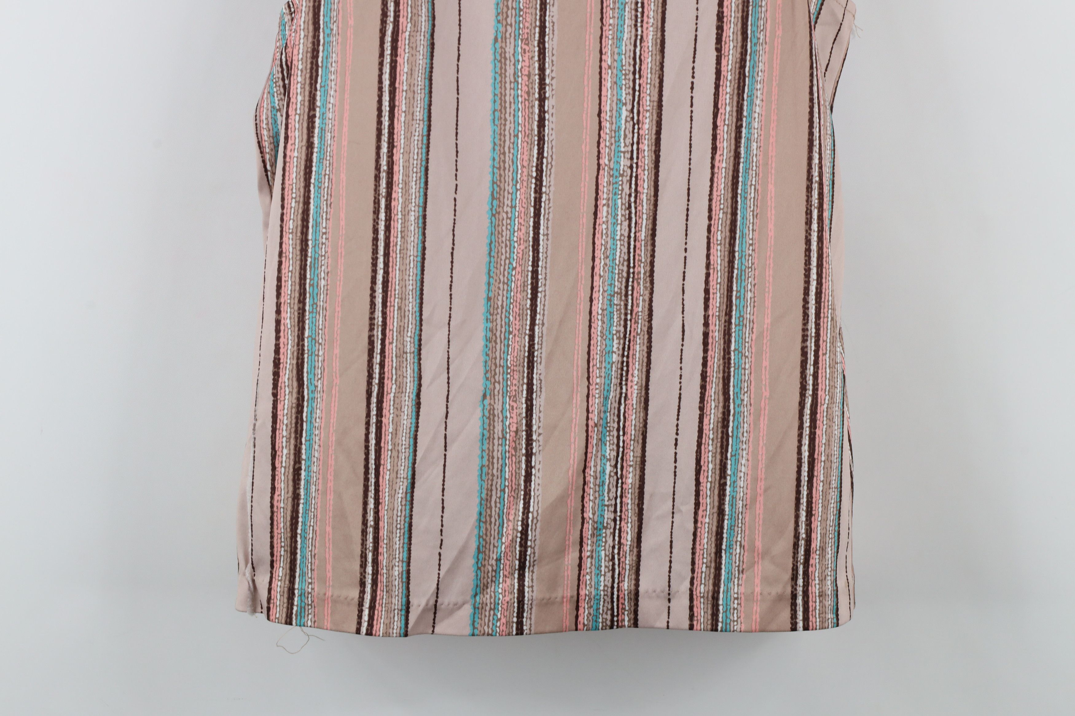 Vintage Vintage 70s Streetwear Striped Knit Tank Top T-Shirt USA Size XXL / US 16-18 / IT 52-54 - 12 Thumbnail