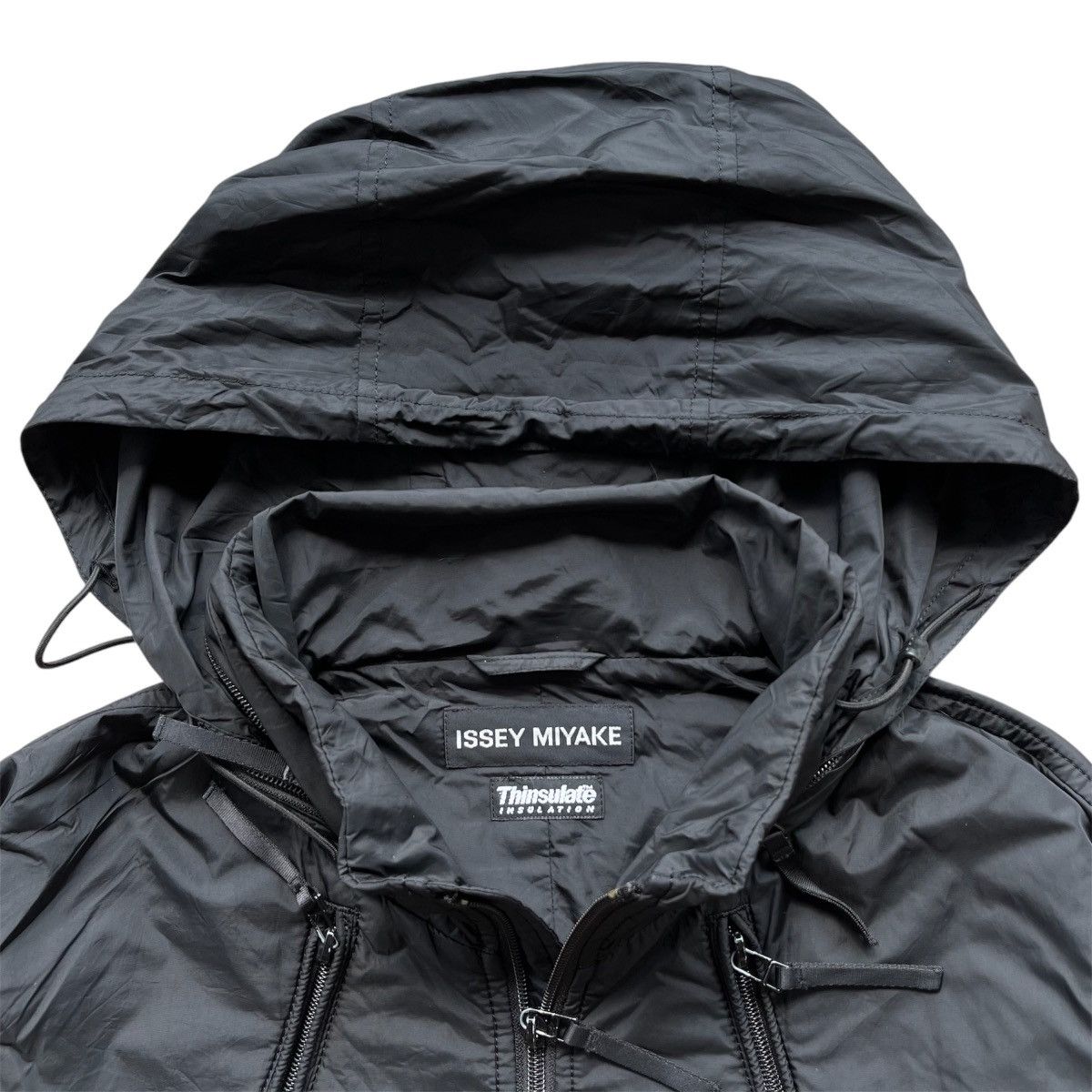 Issey Miyake × Japanese Brand Vintage Issey Miyake Parachute Thinsulate Multizipper Jacket Size US L / EU 52-54 / 3 - 7 Thumbnail