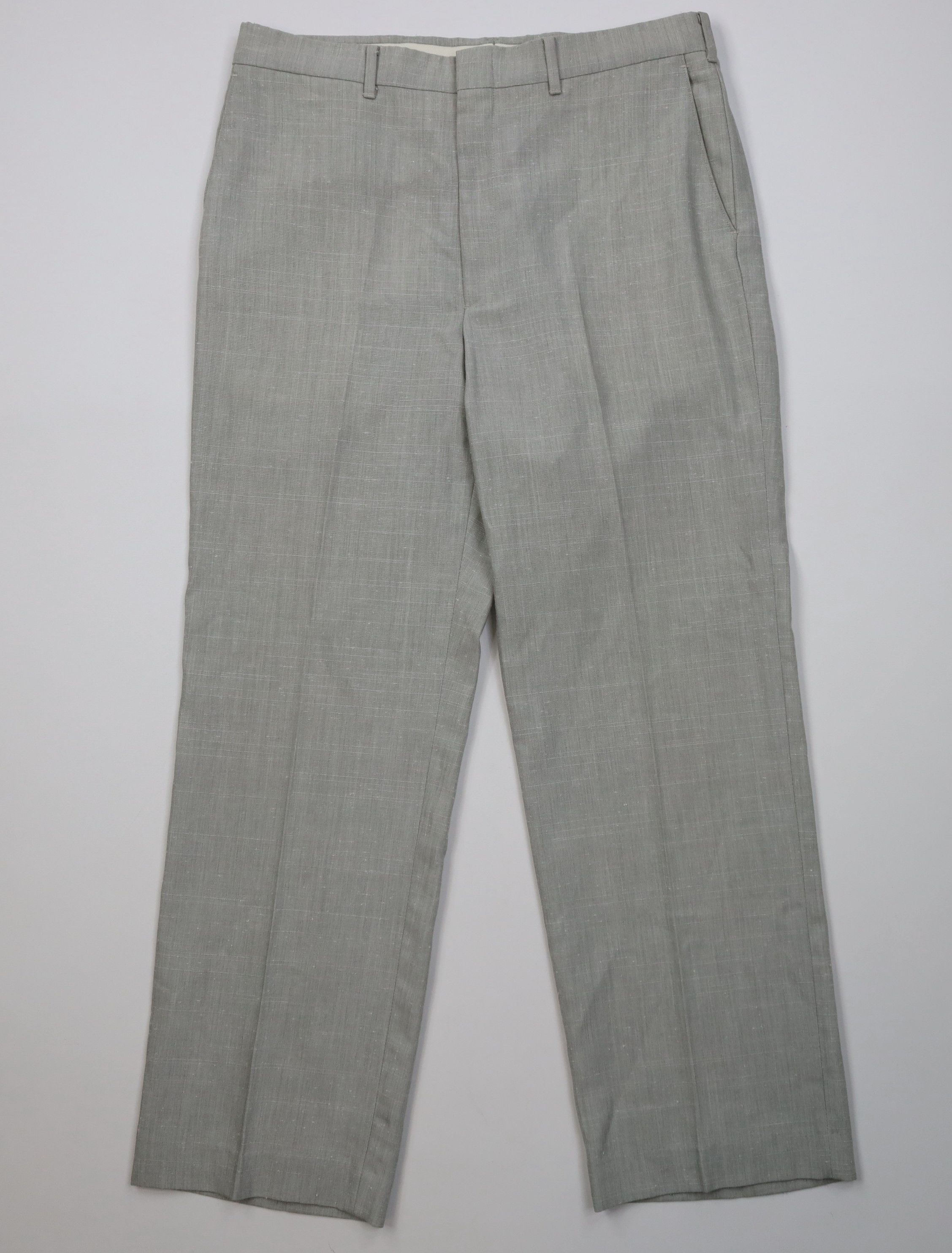 Vintage Vintage 70s Streetwear Rayon Gabardine Blend Wide Leg Pants Size US 34 / EU 50 - 1 Thumbnail