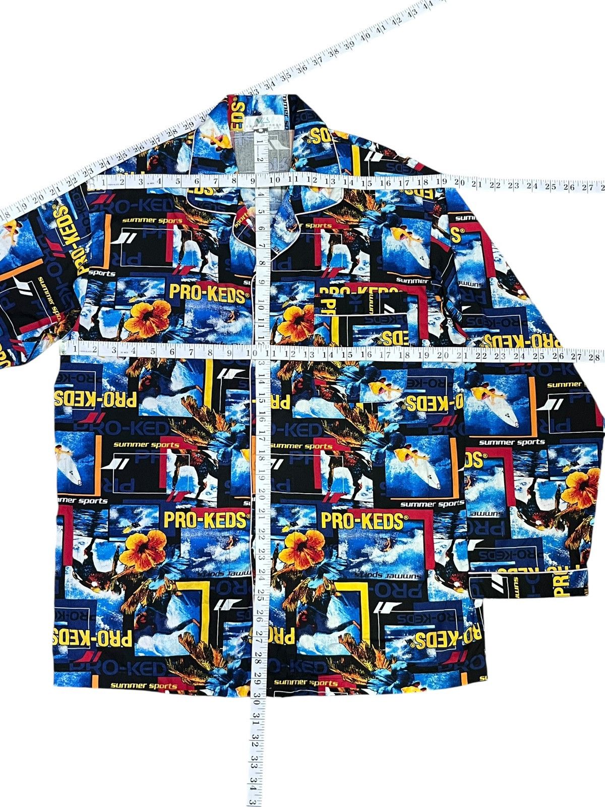 Pro-Keds 90’s ProKeds Surfing Full Print Pajama Shirt Hawaii Vibes Size US M / EU 48-50 / 2 - 10 Thumbnail