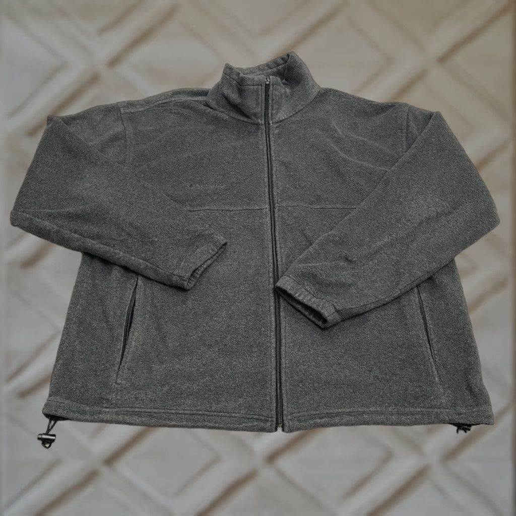 Vintage VINTAGE Columbia Steens Mountain Fleece Jacket Mens XXL Dark Gray Full Zip Hiking Size US XL / EU 56 / 4 - 1 Thumbnail