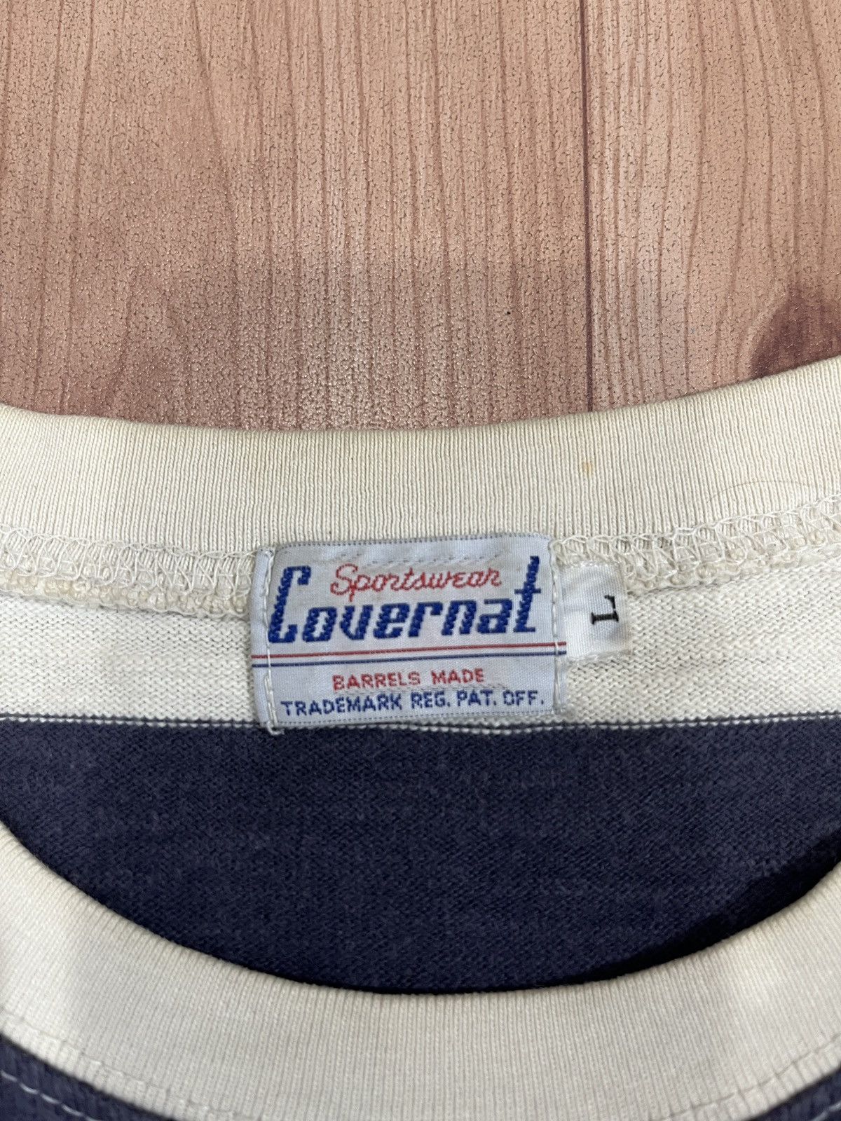 COVERNAT 💸LETS BID💸 COVERNAT Stripe T-Shirt Vintage Size US M / EU 48-50 / 2 - 3 Thumbnail
