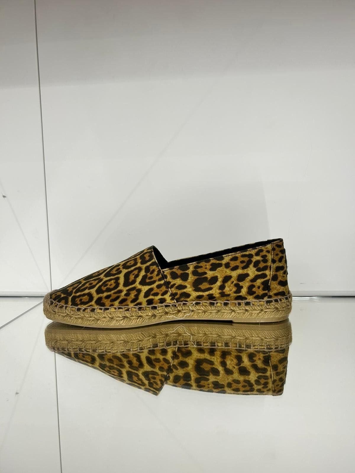 Saint Laurent Paris Epadrilles with jute midsole decorated Size US 11.5 / EU 44-45 - 2 Thumbnail