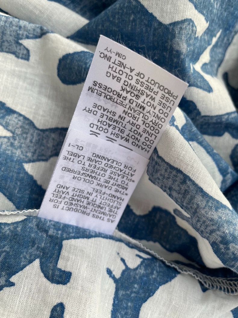 Issey Miyake Issey Miyake size:2 Blue flower and tree world dress Size M / US 6-8 / IT 42-44 - 7 Thumbnail