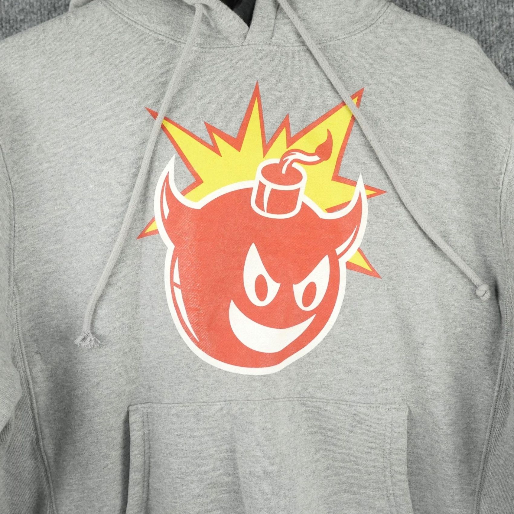 The Hundreds The Hundreds Hoodie Mens L Gray Devil Bomb Graphic Pullover Sweatshirt Evil Half Size US L / EU 52-54 / 3 - 2 Thumbnail