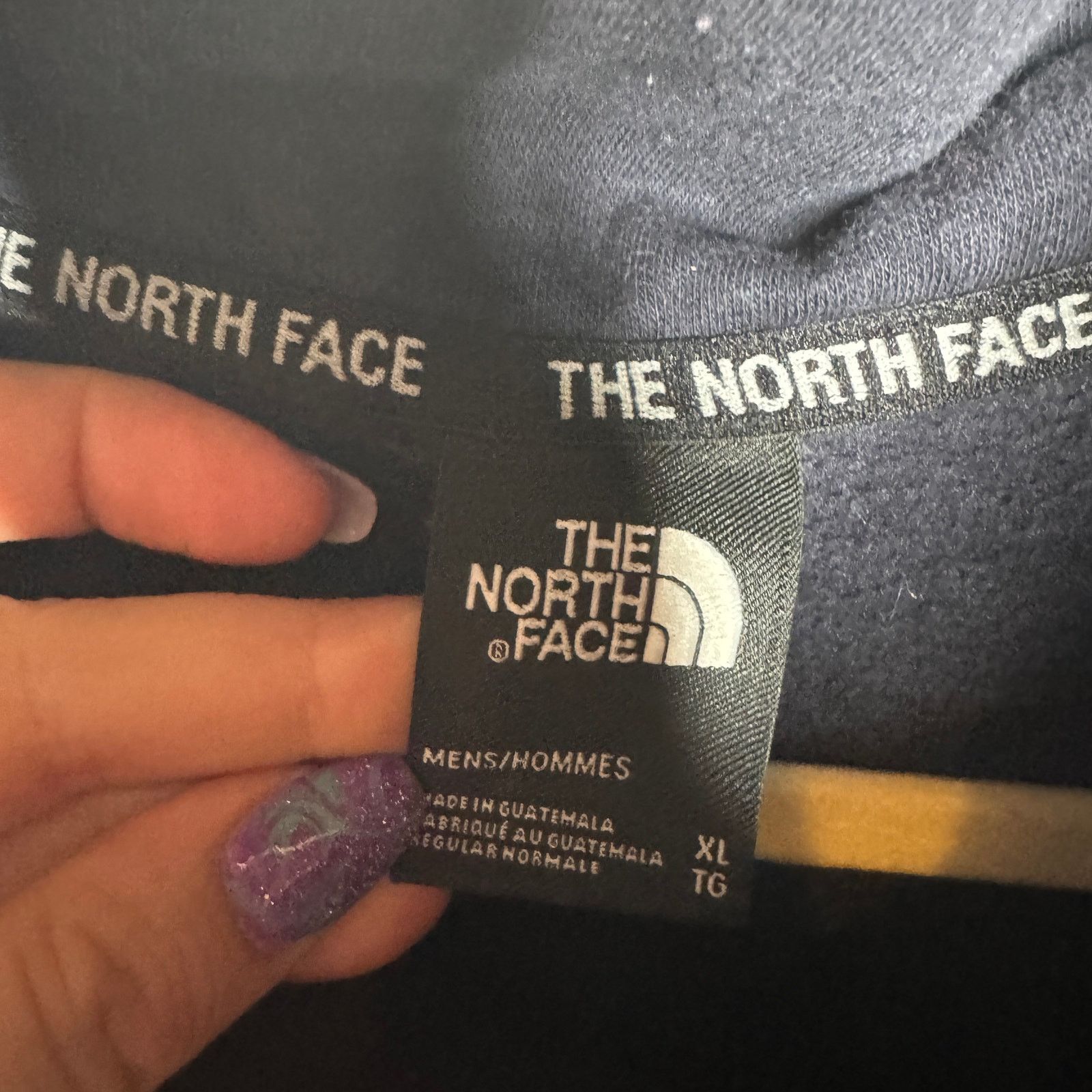 The North Face The North Face 1/4-Snap Fleece Pullover Navy Men's XL Size US XL / EU 56 / 4 - 3 Thumbnail