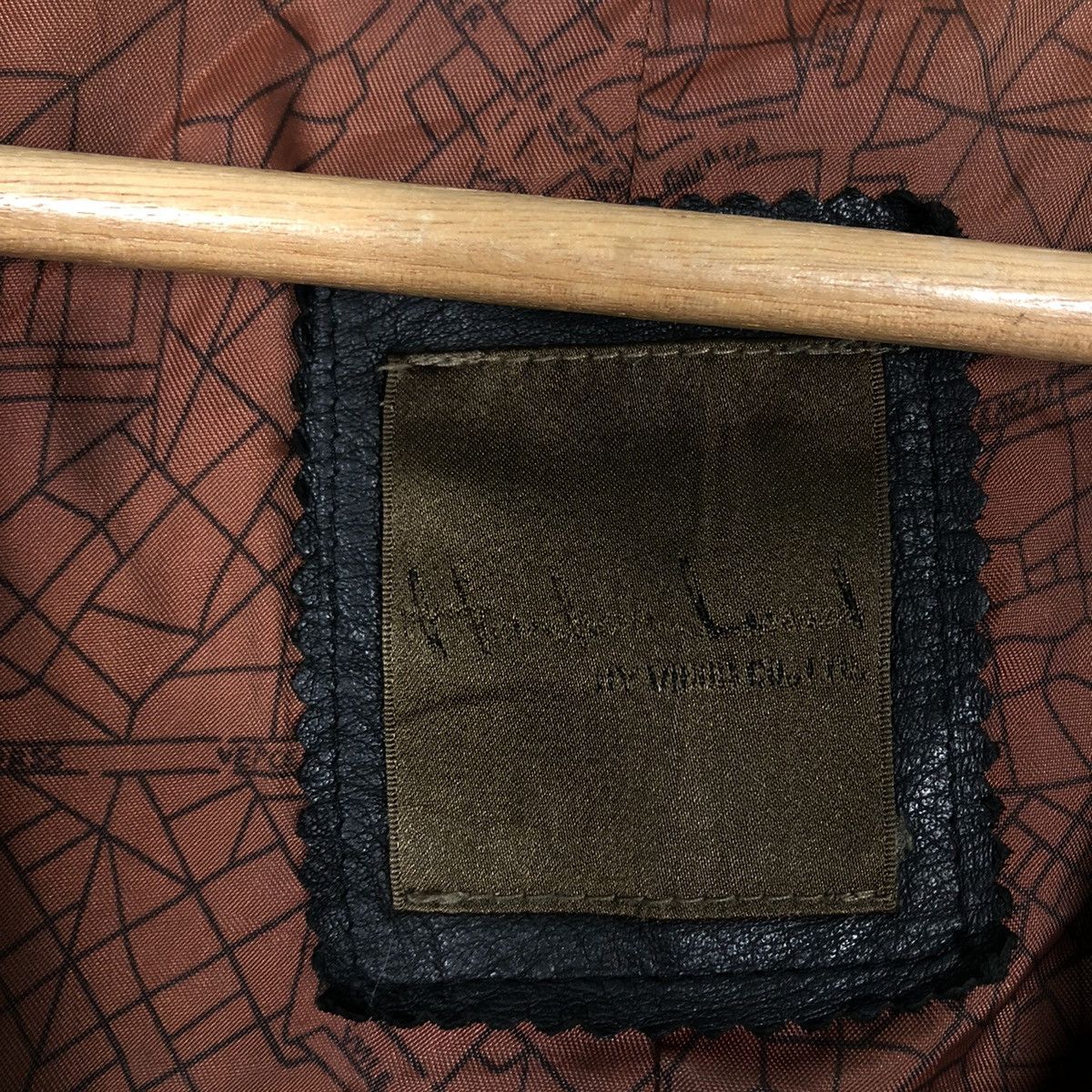 Japanese Brand 🔥90s Double Breast Chore Leather Jacket Issey Miyake Design Size US M / EU 48-50 / 2 - 13 Thumbnail