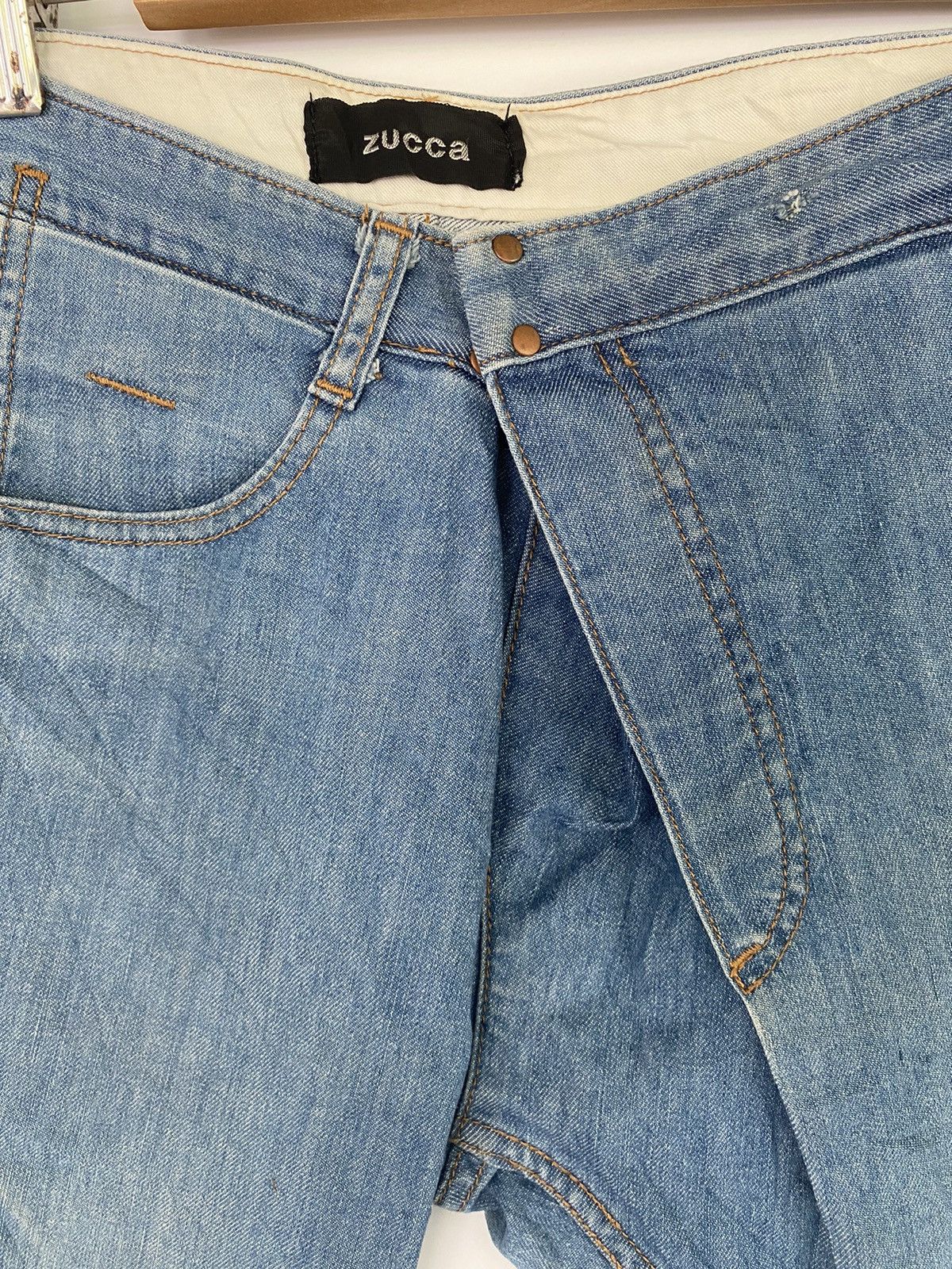 Issey Miyake × Japanese Brand × Zucca ZUCCA Issey Miyake Japanese Denim Women’s Blue Jeans Size 30" / US 8 / IT 44 - 7 Thumbnail