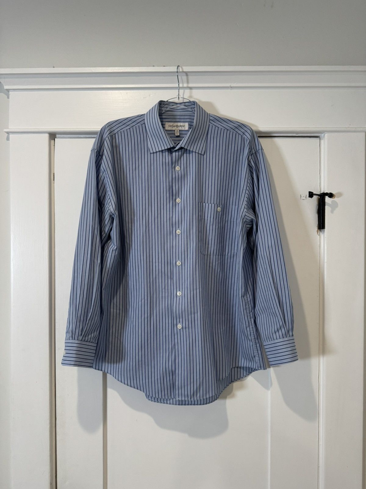 Yves Saint Laurent YSL casual dress shirt Size US M / EU 48-50 / 2 - 1 Thumbnail