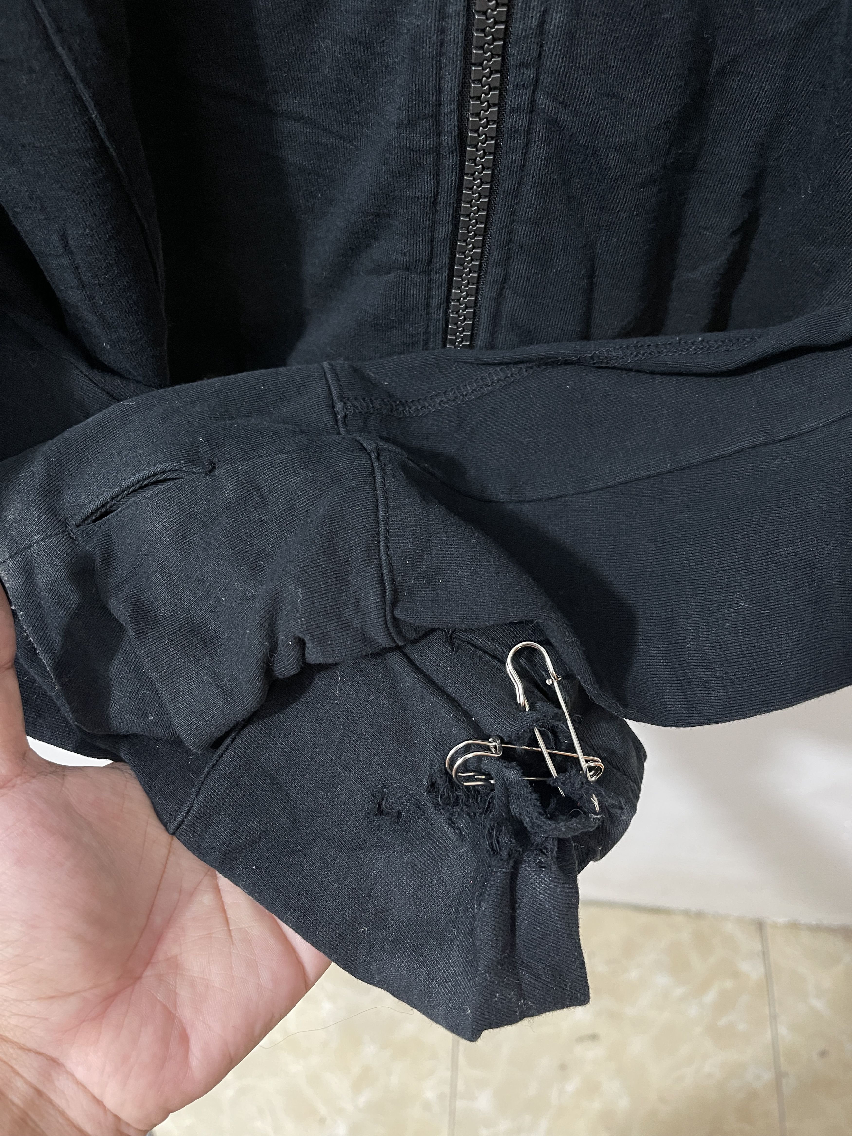 RIPVANWINKLE RIPVANWINKLE Archive Assymetrical Ninja Zip Hoodie Size US M / EU 48-50 / 2 - 2 Thumbnail