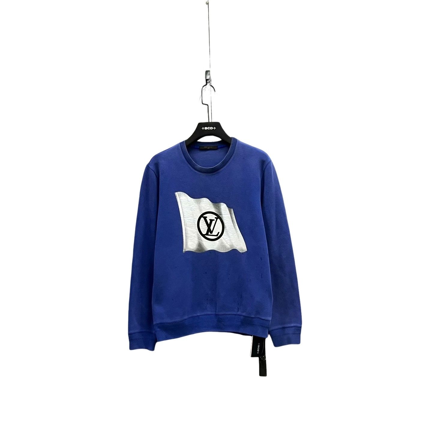 Louis Vuitton Louis Vuitton Flag Logo Crewneck Sweatshirt XL Size US XL / EU 56 / 4 - 1 Thumbnail