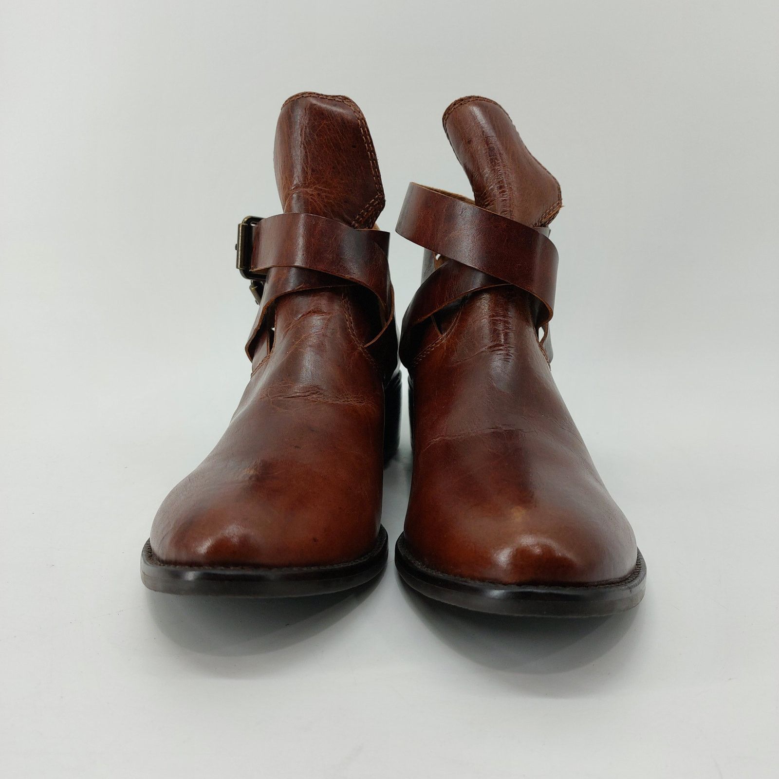 Matisse Matisse Raider Booties Made In Brazil US 10 M Leather Buckle Size US 10 / IT 40 - 2 Thumbnail