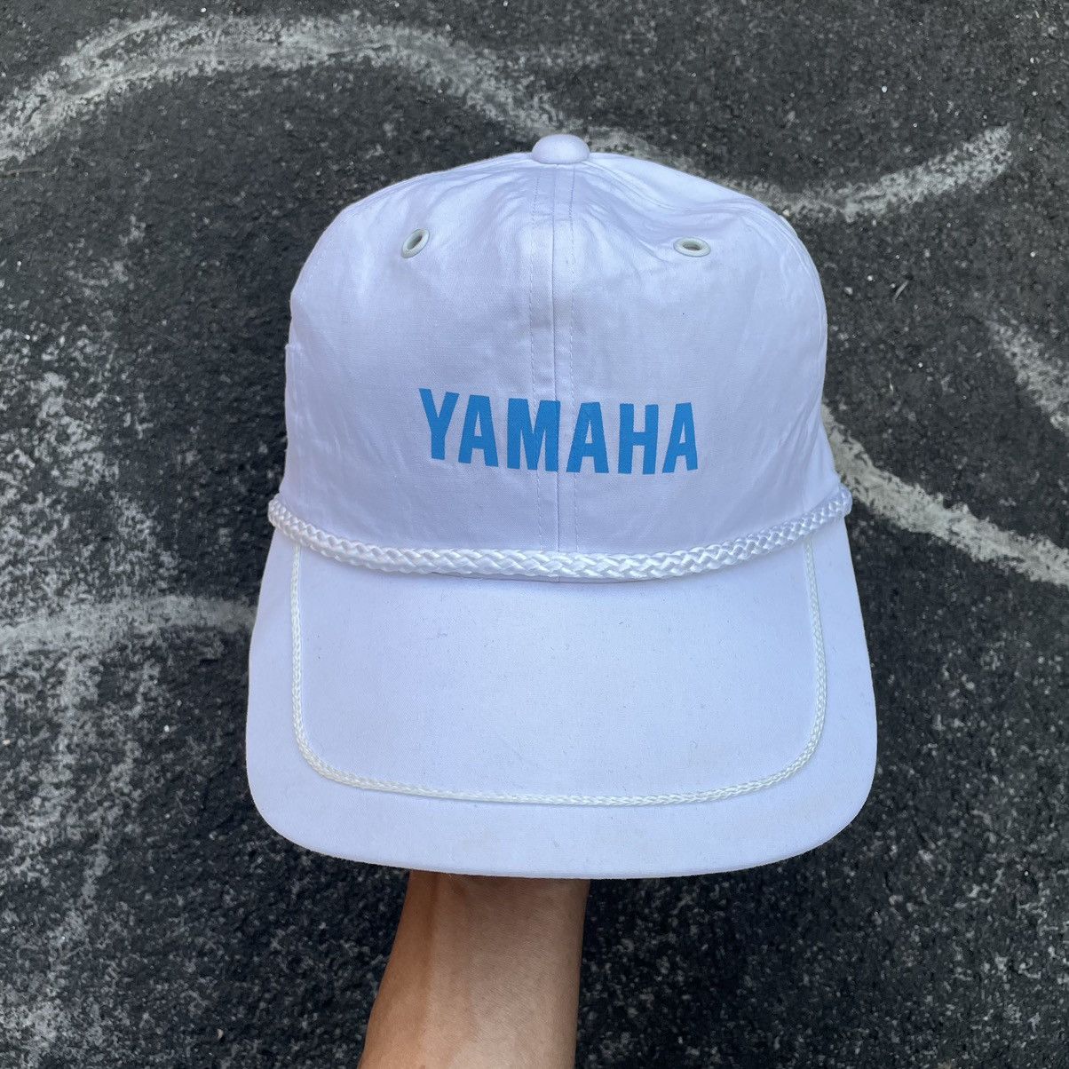 VINTAGE, rope hat YAMAHA with pocket