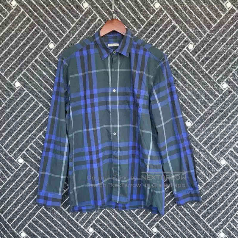Burberry Burberry Men's L Blue Cotton Shirt. Size US L / EU 52-54 / 3 - 1 Thumbnail