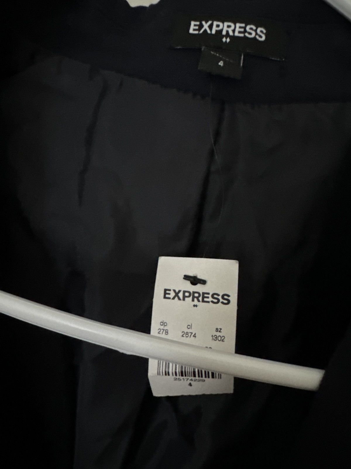Express Blue blazer new with tags Size S / US 4 / IT 40 - 2 Thumbnail