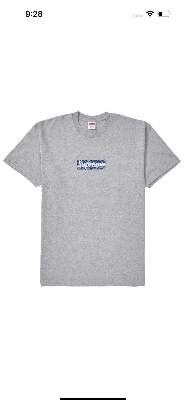 Supreme Supreme Bandana Box Logo Tee Size US M / EU 48-50 / 2 - 1 Thumbnail