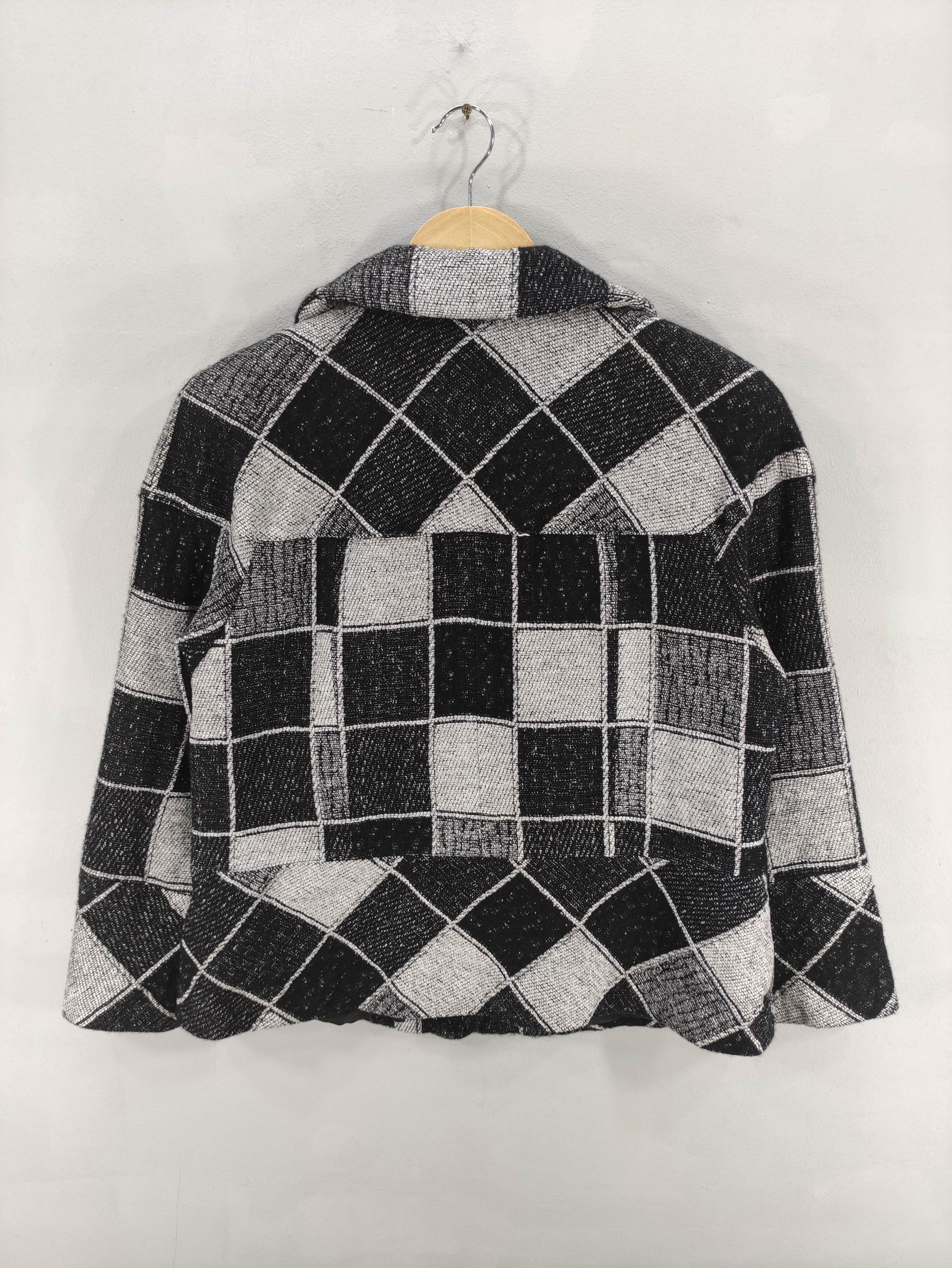 Japanese Brand Vintage Franca V. paoloni Wool Coat Jacket Size M / US 6-8 / IT 42-44 - 9 Thumbnail