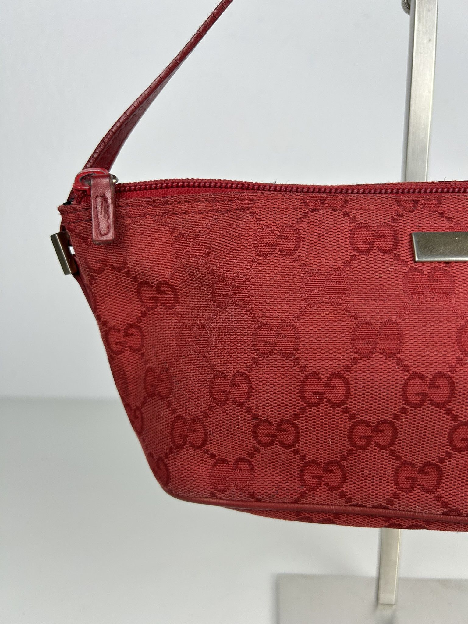 Gucci Vintage y2k gucci monogram canvas boat bag pochette Size ONE SIZE - 7 Thumbnail