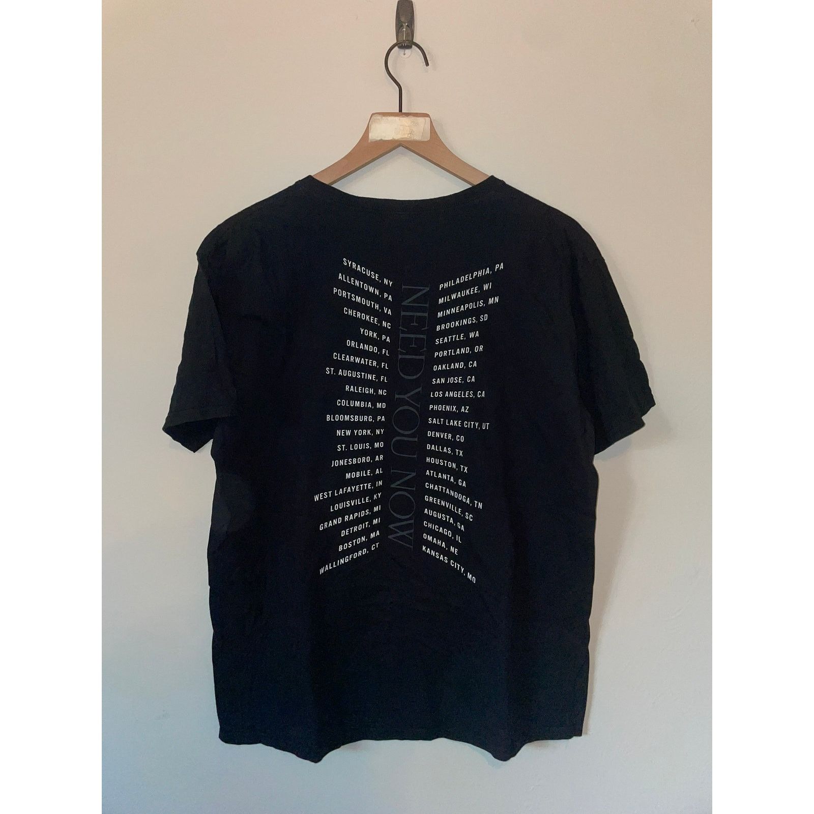 Gildan Womens Lady Antebellum Shirt Need You Now Tour Tee 2010 L Size L / US 10 / IT 46 - 6 Thumbnail