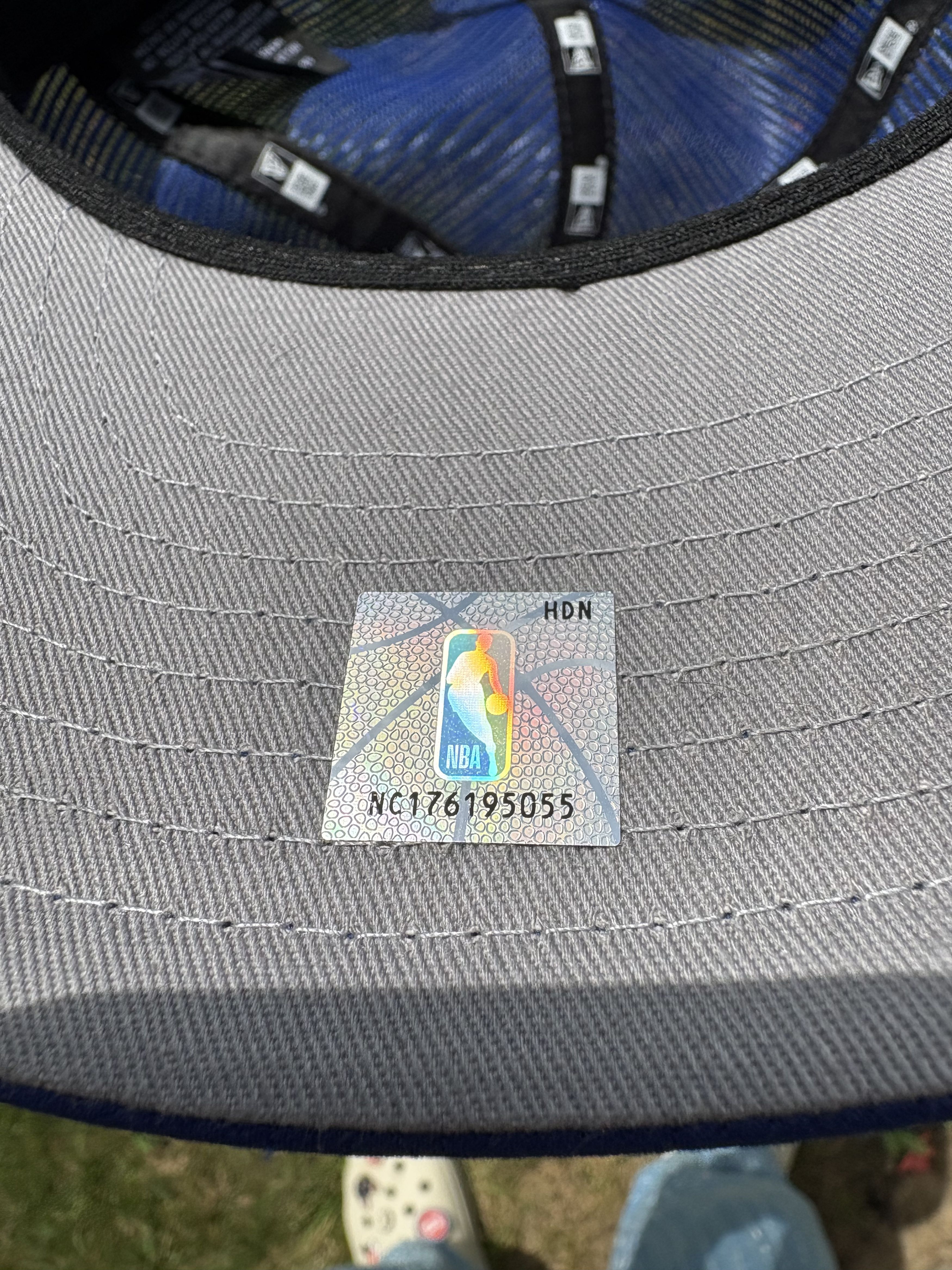 New Era Detroit Pistons Blue Trucker Adjustable Snapback Size ONE SIZE - 6 Thumbnail